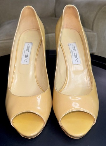 Jimmy choo beige patent - choo,