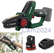 Parkside 12V Pruning Saw Mini Chainsaw With 2Ah Battery And Charger
