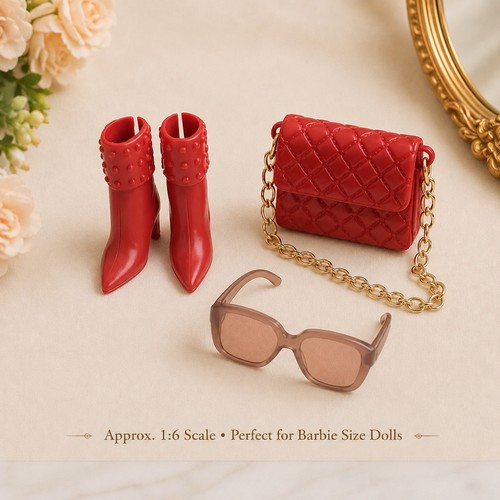 Scale red doll fashion - doll,