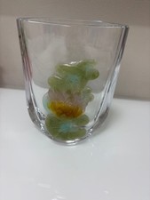 daum Flower Vase Figurine