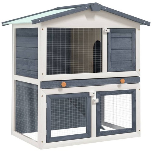 Outdoor rabbit hutch doors - hutch, 3
