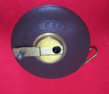 Vintage Best Leather Case 75F Steel Tape Measure