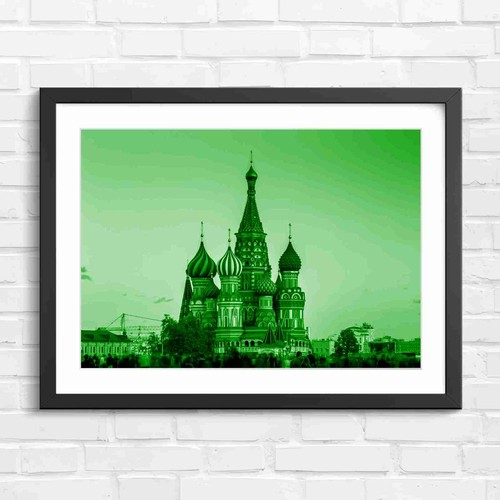 Saint basil cathedral sunset - saint,
