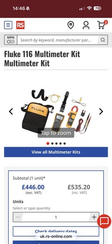 Fluke 116 multimeter - fluke, clamp