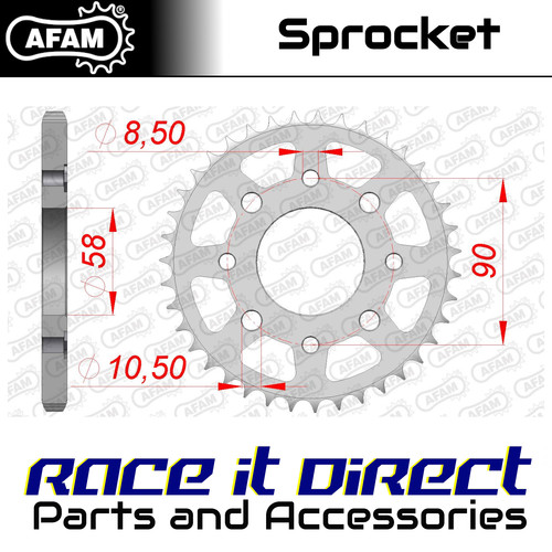 Sprocket for honda 125 t2 - honda, cb