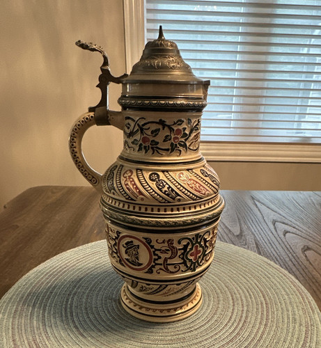 Antique german beer stein - ,