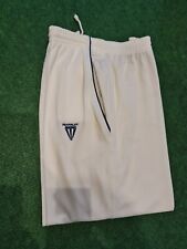 New DUNCAN FEARNLEY White Cricket Trousers Mens Size- L  Unfinished Hem