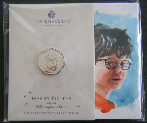 2022 harry potter 50p fifty - harry,
