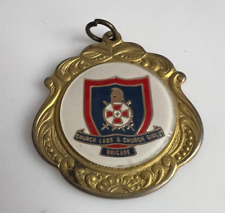 Vintage Church Lads Brigade Sports Medal unengraved 42x37 mm