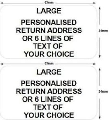 White large stickers - large,