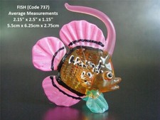 Glass fish decorative art - glass,