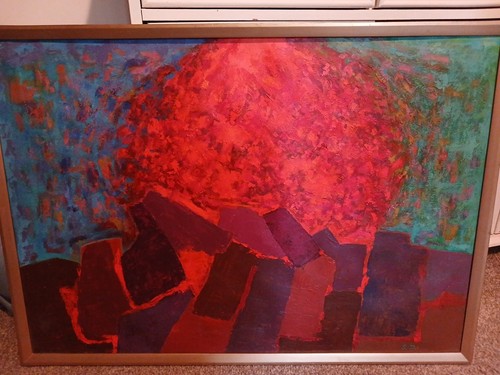 Original mid century framed - original,