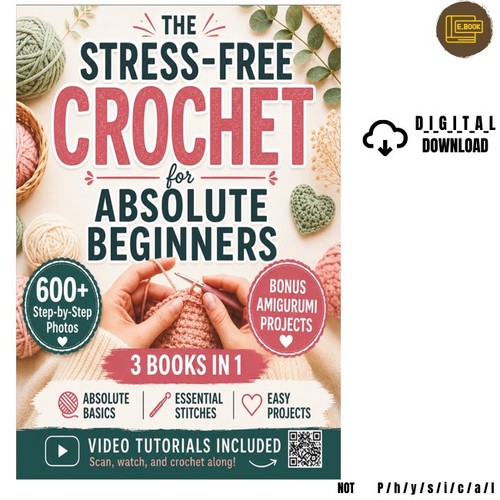 The stress free crochet - the,