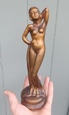 Art Deco Female plaster statuette