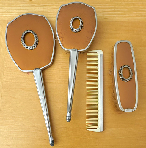Vintage vanity set - vanity, wood
