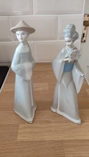 ✨ SALE ✨ Two Fabulous Oriental Ladies Ornaments 