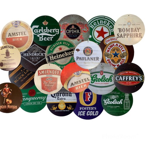 Wooden round bar - signs,