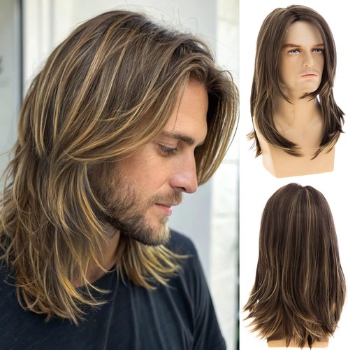 Long layered brown wigs for - long,
