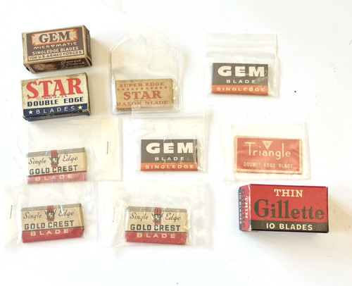 Vintage razor blade lot - razor,