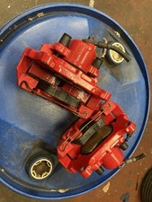 GOLF Mk5 1K 2.0 TFSI Pair of RED Front GTI Calipers & Carriers 312mm 1K0615123F