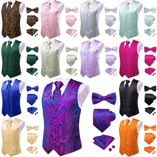 5pcs mens waistcoat vest - 5pcs, &