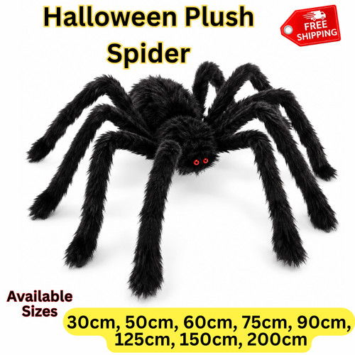 Halloween plush spider - halloween,