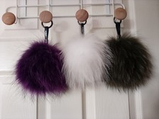 N.Peal Fur Tassels Pom Pom Collection 3x