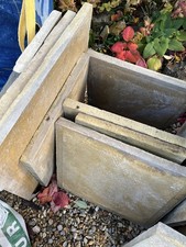 Bretts Broadway Riven Garden & Landscape Paving Slabs in Buff