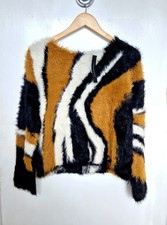 Stunning BNWT Topshop fluffy Tiger Stripe Jumper.