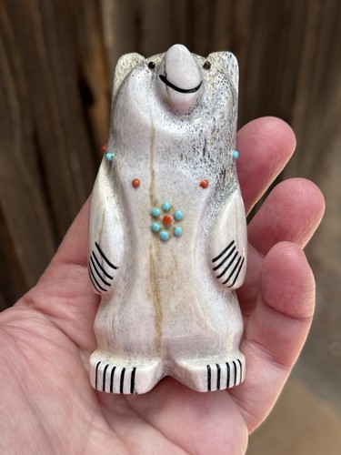 Native american bear fetish - american,