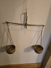 Vintage Brass Apothecary Scales. Medieval. Reenactment/Living History/LARP