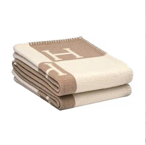 New wool cashmere throw - new,
