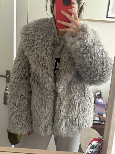 Mongolian faux fur - faux, jacket