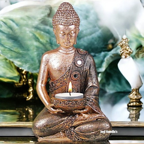 Thai buddha candle holder - buddha,