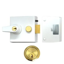 Union Auto Deadlocking Night Latch with cylinder-High Security(Made in England)