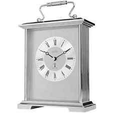 Acctim Clocks Silver Finish Radio Controlled Quartz Mantel Clock Althorp 77157