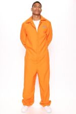 KIDS-MENS-LADIES PRISONER  INMATE  JUMPSUIT /ORANGE BOILER SUIT HANNIBAL TRUMP