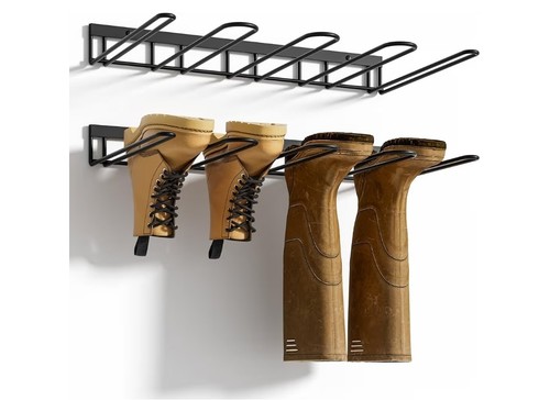 Welly boot rack wall mounted - -,