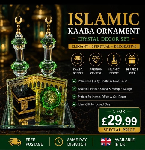 Islamic crystal glass - islamic,