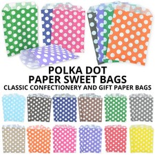 Paper Sweet Bags Polka Dots -