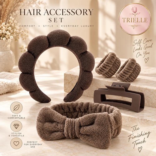 Piece spa hair accessory - spa, set