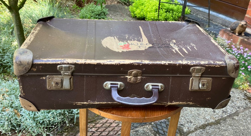 Vintage 1950s brown - vintage,