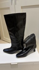 M&S Women's Leather Boots - Size 3