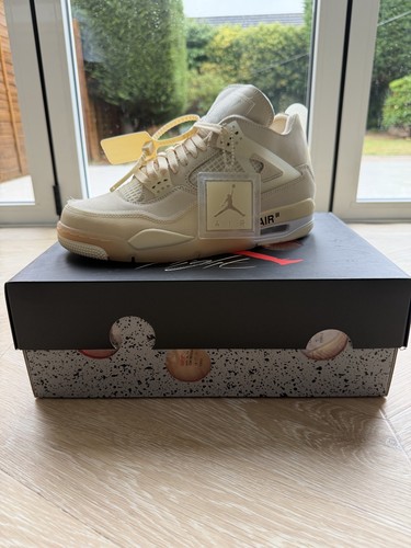 Uk8 jordan off white sail - jordan,