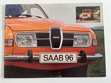 SAAB 96 V4 Saloon UK English Brochure 1974