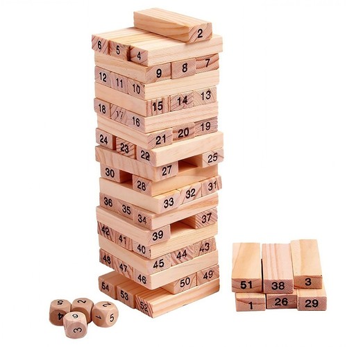 Wooden blocks pcs - blocks, 4