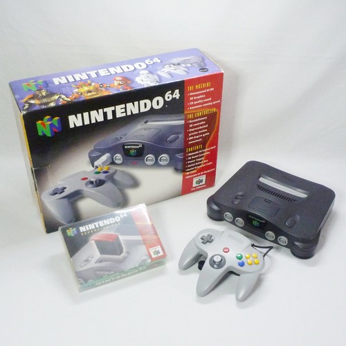 N64 boxed complete pal console - boxed,