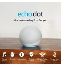 Amazon Echo Dot 5th Generation Smart Speaker with Alexa -White