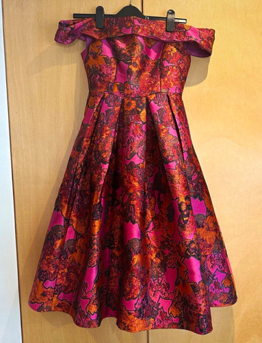 Asos pink orange floral - pink/orange,