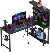 L Shaped Gaming Desk with